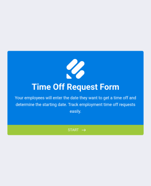 Time Off Request Form Template