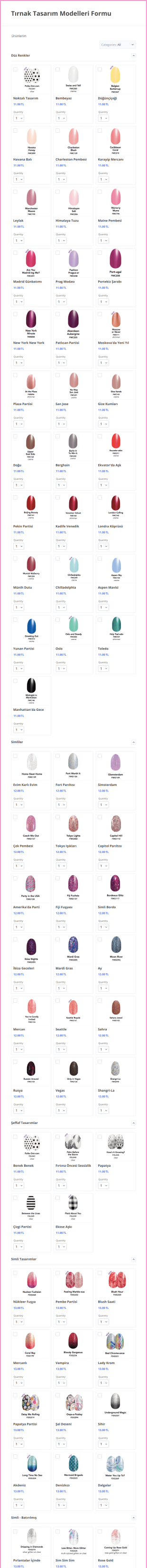 Tırnak Tasarım Modelleri Form Template
