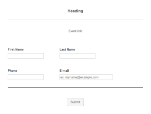TK Order Form Template