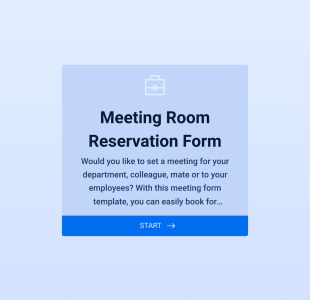 Toplantı Odası Rezervasyon Form Template