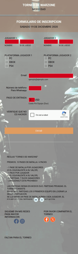 Torneo De Warzone