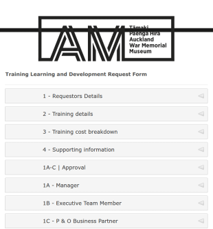 Training Request Form Template