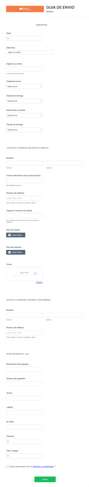 Transporte De Mi Barrio Form Template