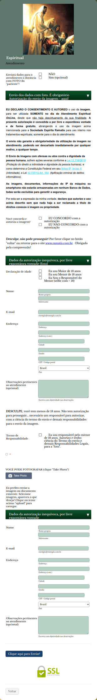 Tratamento Espiritual Online