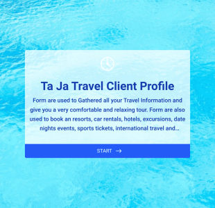 Travel Agency Booking Form Template