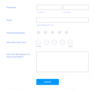 Travel Agency Feedback Form Template