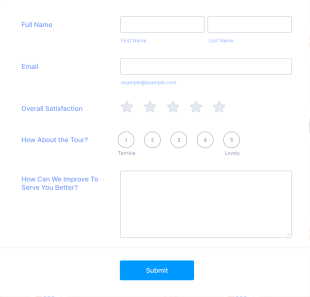 Travel Agency Feedback Form Template