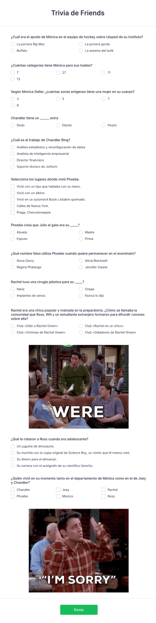Trivia De Friends