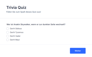 Trivia Quiz Form Template
