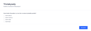 Triviakysely Form Template