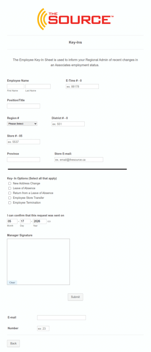 Tskis Form Template