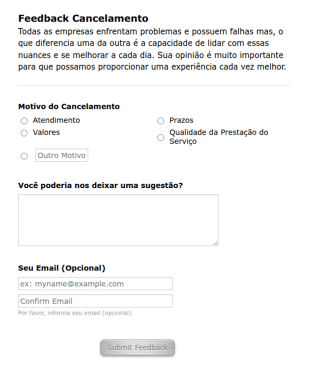 TucanoWeb Feedback
