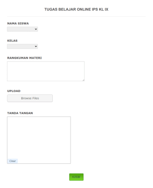 Tugas Belajar Online Ips Kl 9