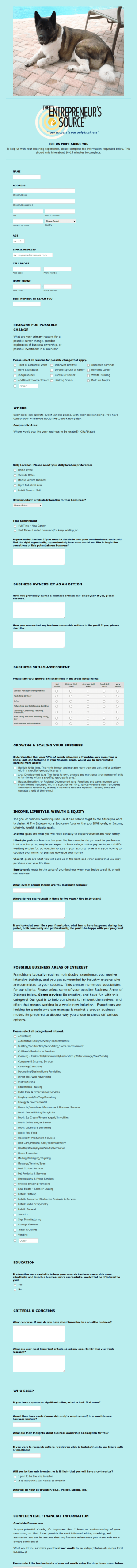 Customer Service Forms Form Template