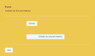 Turan ısı Solar Enerji Form Şablonu