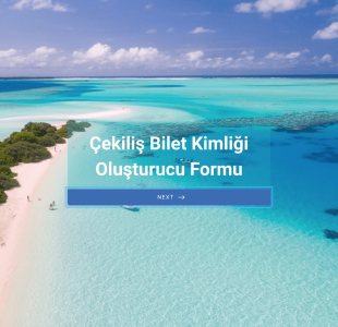 Ücretsiz Çekiliş Bilet Numarası Oluşturucu Form Template