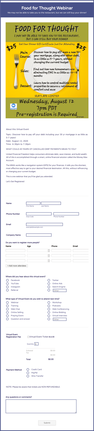 UFF MAD Team Survey Unlock The Power Of Your Finances (no Rest Certificate) Form Template