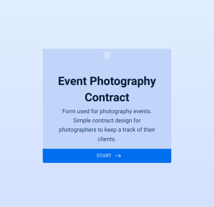 Уговор о Фотографисању Догађаја Form Template