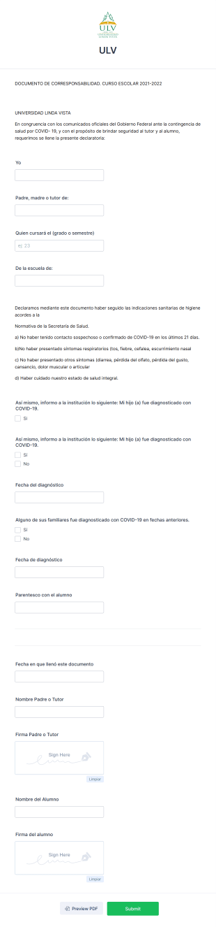 Documento De Corresponsabilidad