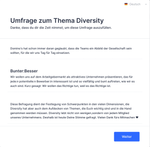 Umfrage Diversity