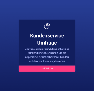 Umfrage über Kundenzufriedenheit Form Template