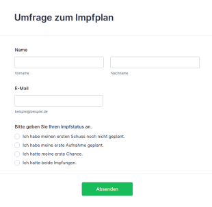 Umfrage Zum Impfplan