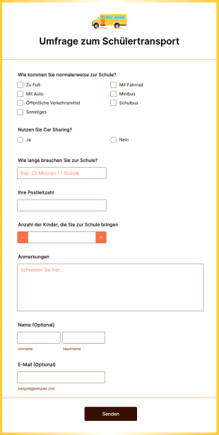 Umfrage Zum Schülertransport