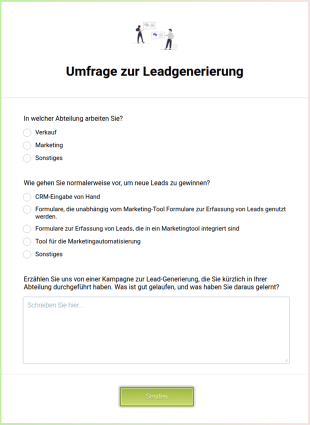Umfrage Zur Leadgenerierung