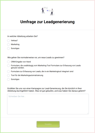 Umfrage Zur Leadgenerierung