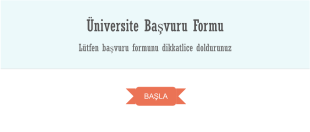 Üniversite Aday Başvuru Form Şablonu