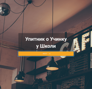 Упитник о Учинку у Школи Form Template