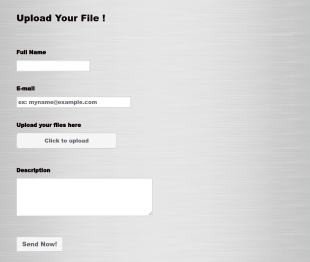 Custom Filetypes Upload Form Template | Jotform