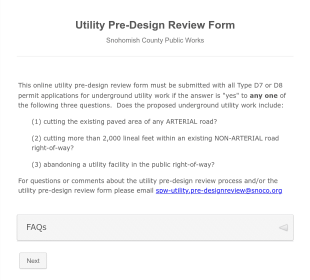 Snohomish County Utility Pre Design Review Form Template