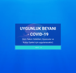 UYGUNLUK BEYANI COVID 19 Form Template