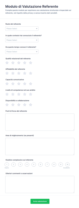 Valutazione Del Referente
