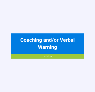 Verbal Warning Form Template