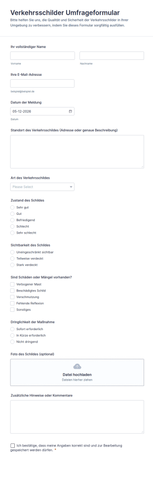 Verkehrszeichenbefragung