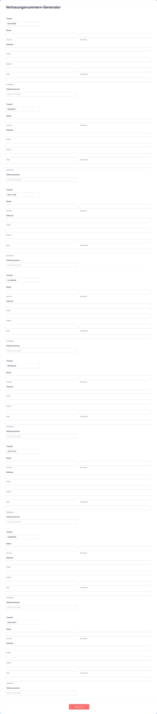 Verlosungsnummern Generator