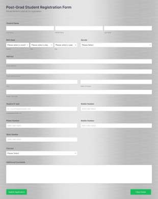 Version 2 Form Template