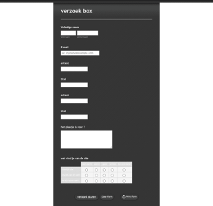 Request Box Form