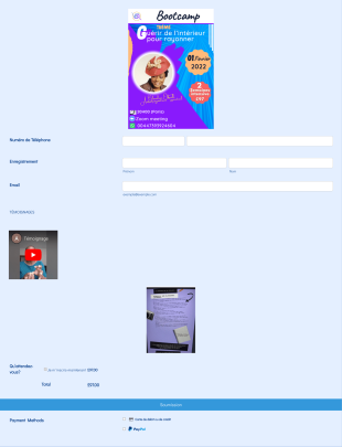 VIE 3R ‘Comment Guérir De L’intérieur ?‘ Form Template