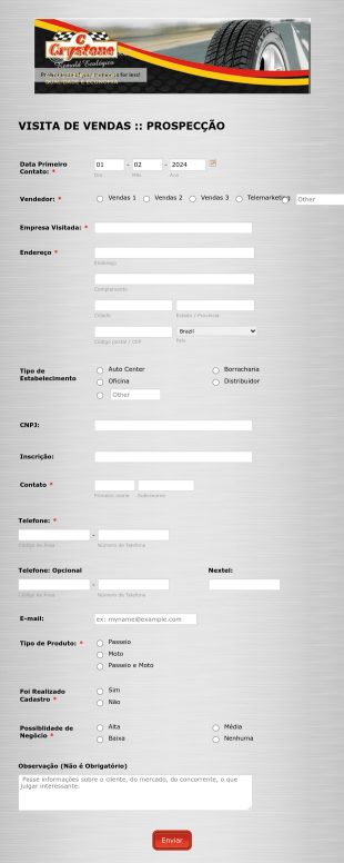 Visitas De Prospeco 2 Form Template