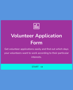 Volunteer Application Form Template