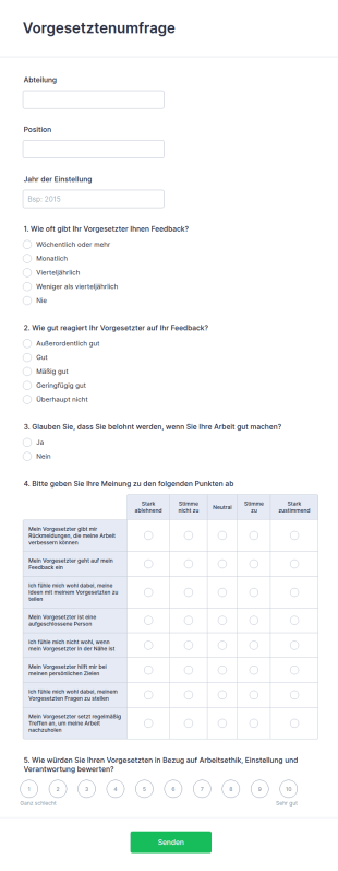 Vorgesetztenumfrage
