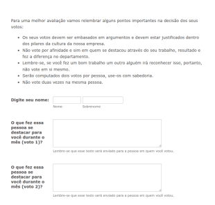 Votação De Destaque Cobrança Atualizado