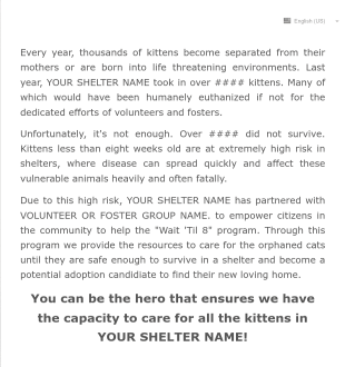 Wait 'Til 8 Program Enrollment Form Template