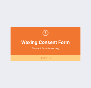 Waxing Waiver Form Template