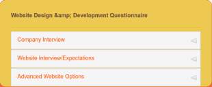 Web Development Client Intake Form Template