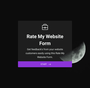 Web Sitemi Puanla Form Template