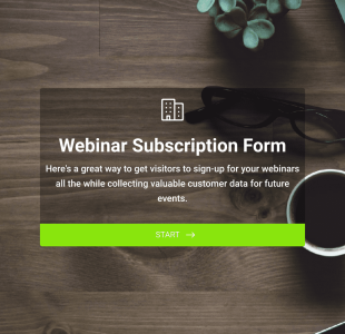 Webinar Registration Form Template
